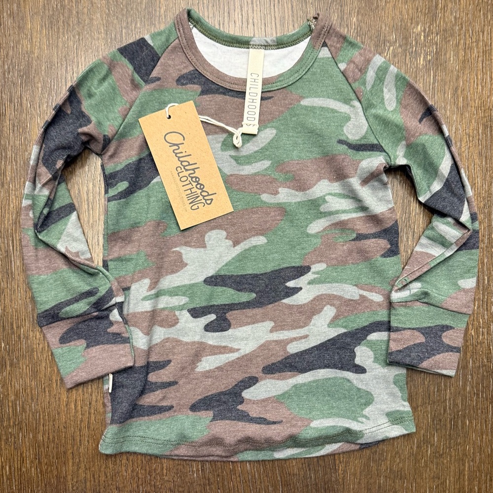 Childhoods Long Sleeve Camo Shirt 2T NWT